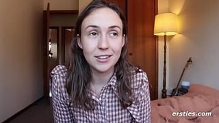 Olive Strokes Her Fresh Hairy Pussy